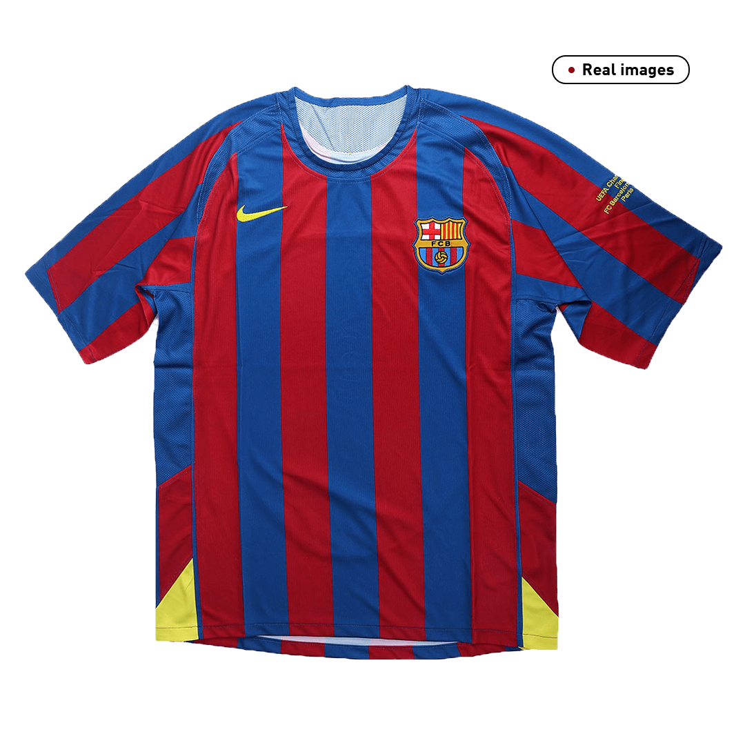 Vintage Soccer Jersey Barcelona Home 2005/06 - UCL Final