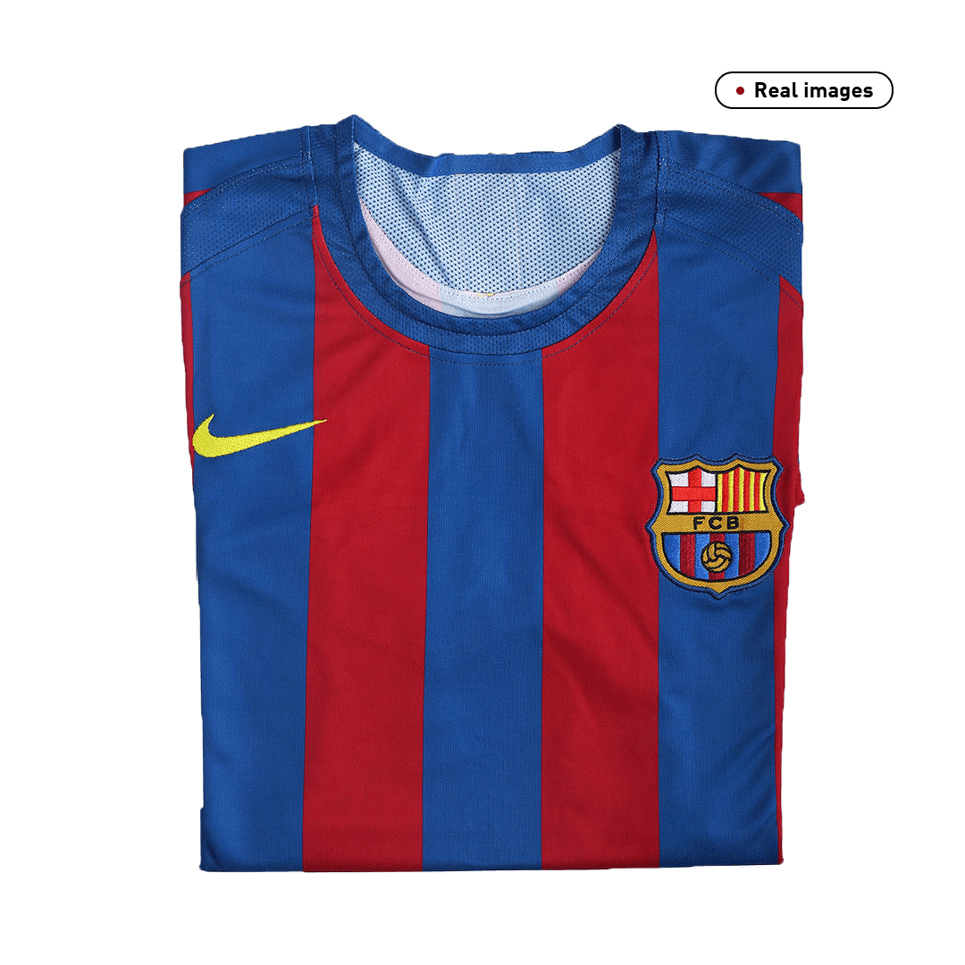 Vintage Soccer Jersey MESSI #30 Barcelona Home 2005/06 - UCL Final