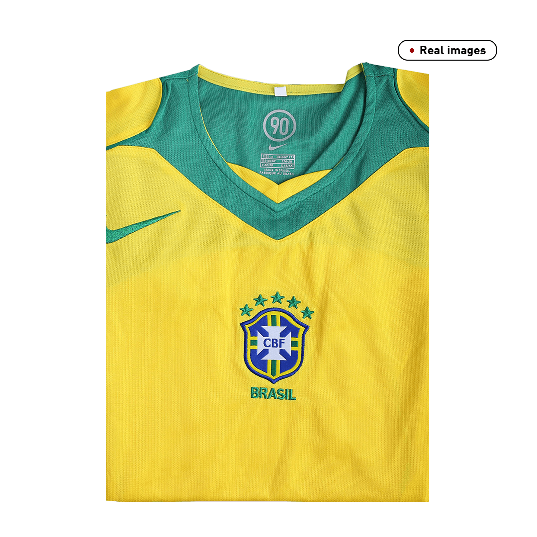 Vintage Soccer Jersey Brazil Home 2004
