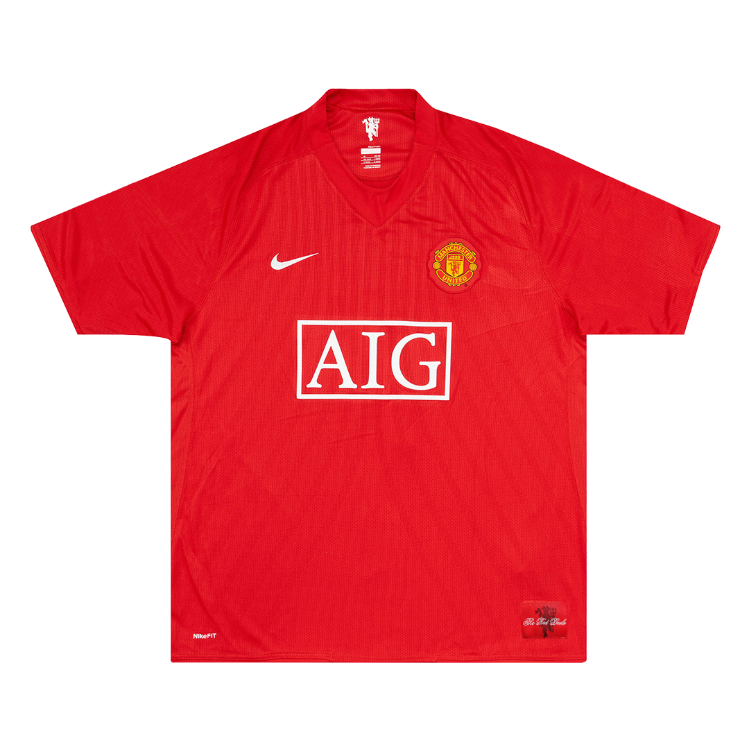 Vintage Soccer Jersey Manchester United Home 2007/08