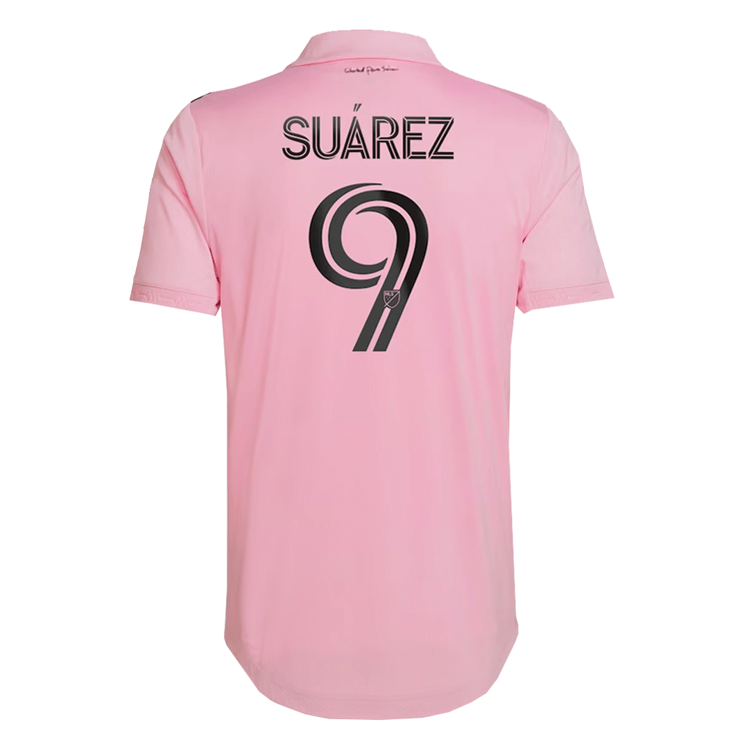 SUÁREZ #9 Inter Miami CF Home Authentic Soccer Jersey 2022