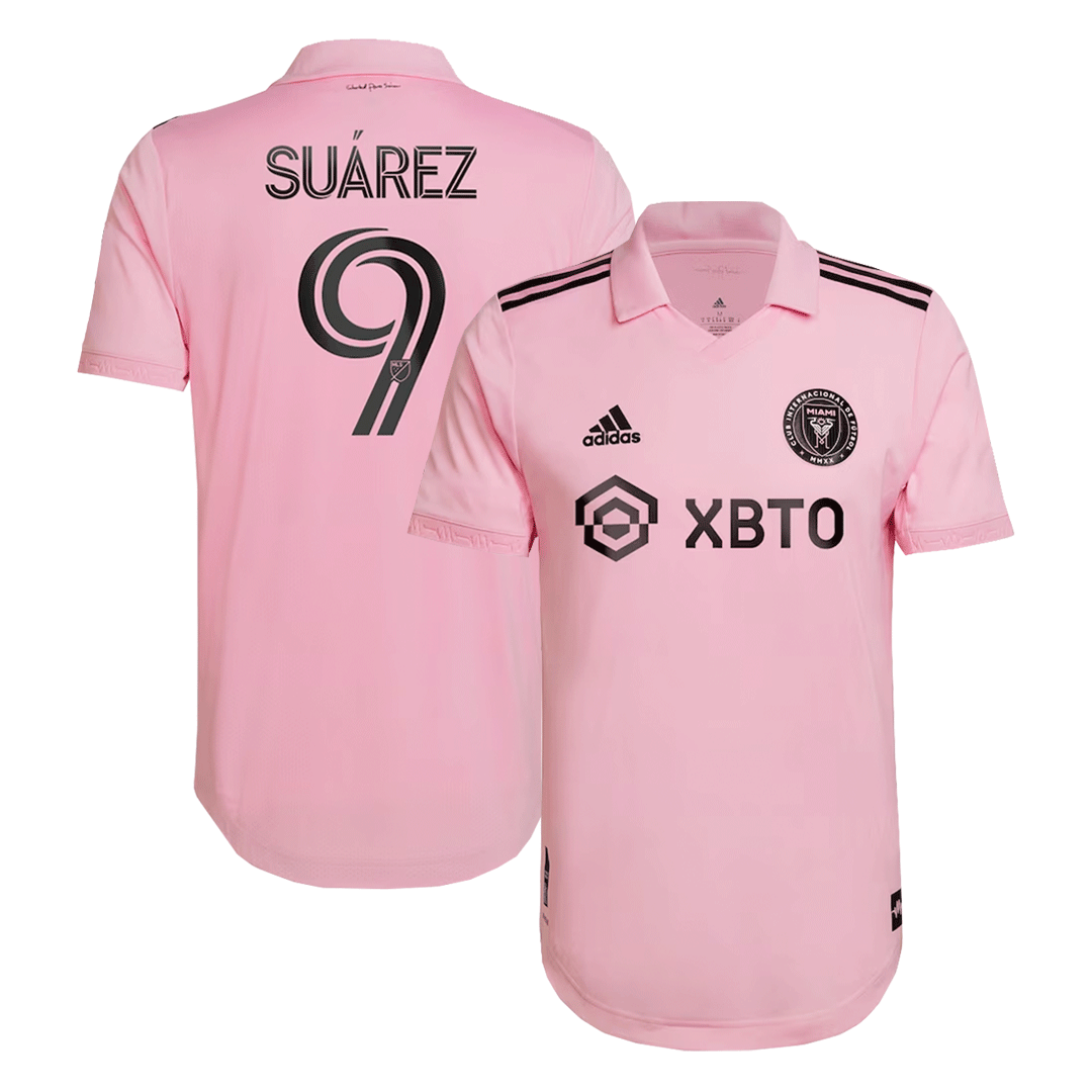 SUÁREZ #9 Inter Miami CF Home Authentic Soccer Jersey 2022