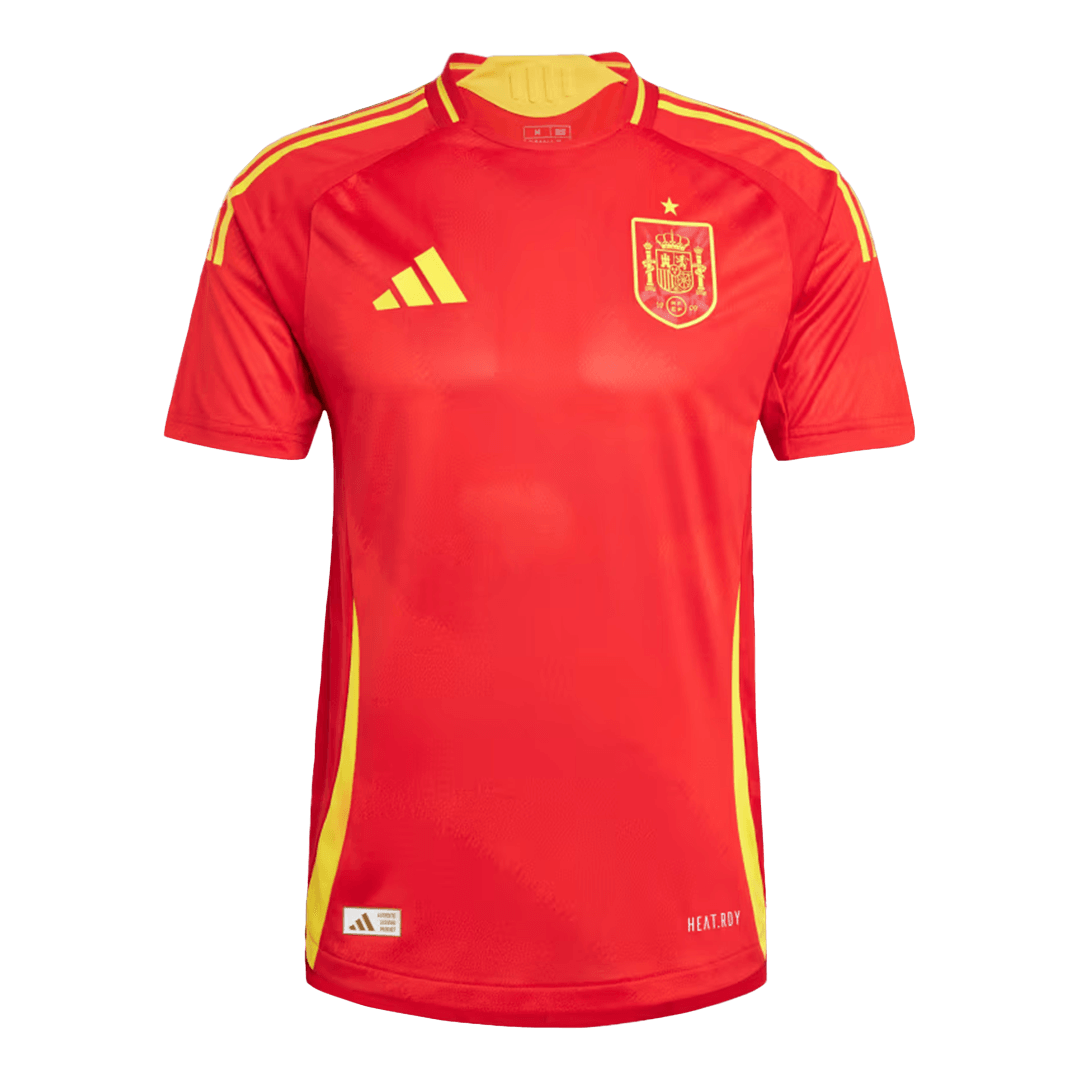 Spain Home Authentic Soccer Jersey EURO 2024