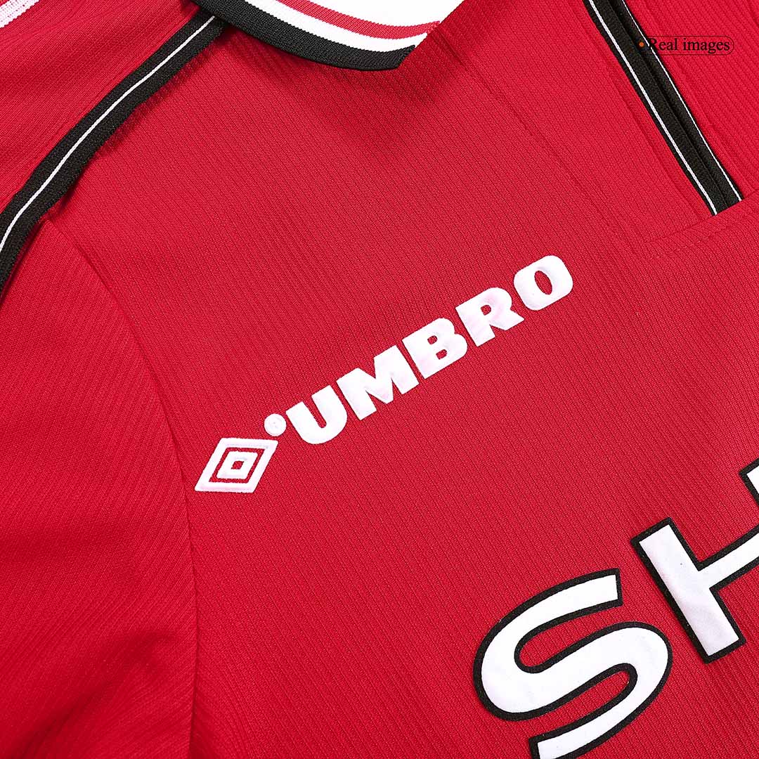 Vintage Soccer Jersey Manchester United Home Long Sleeve 1998/99