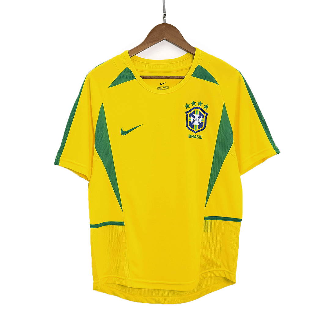 Vintage Soccer Jersey Brazil Home 2002/03