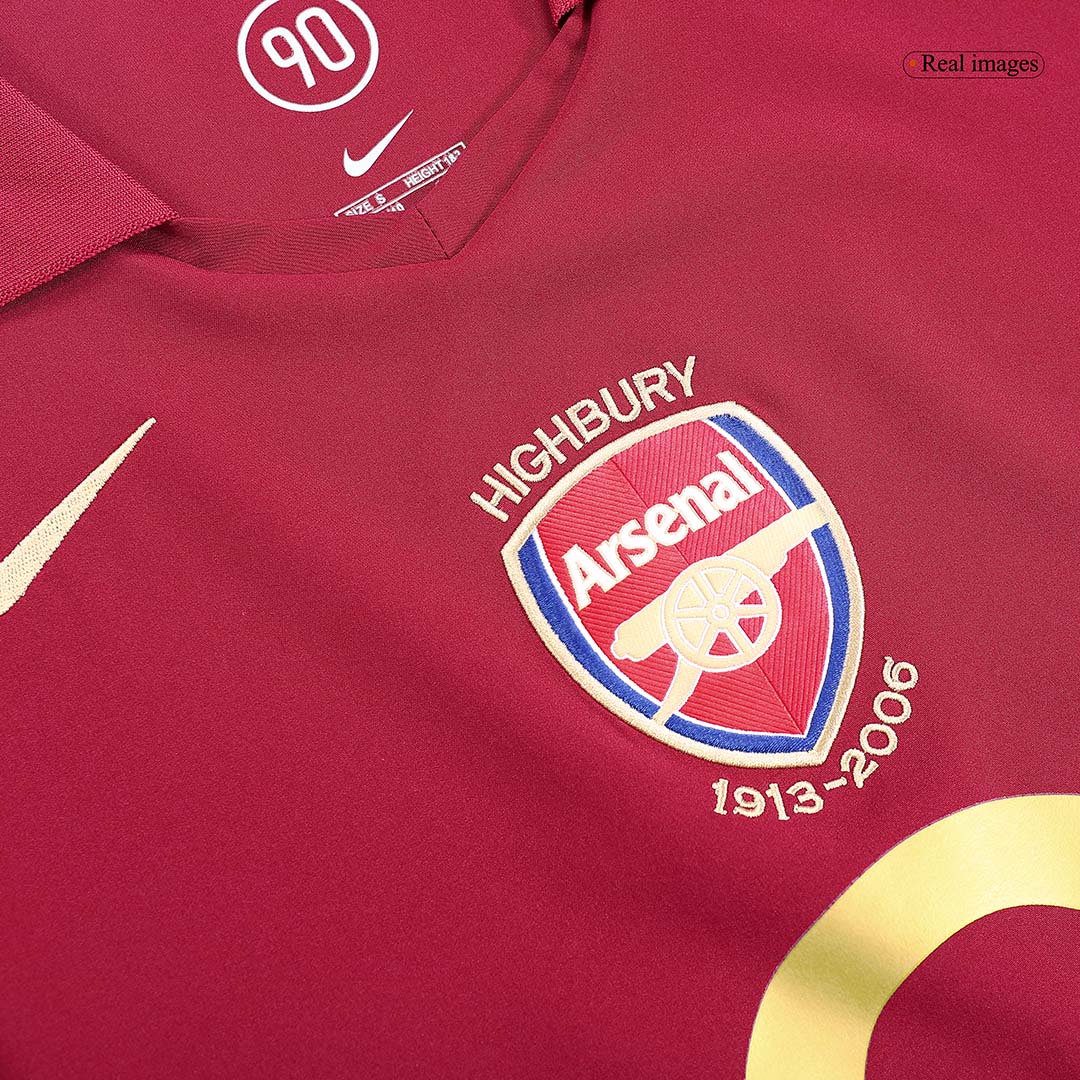 BERGKAMP #10 Arsenal Home Soccer Jersey 2005/06