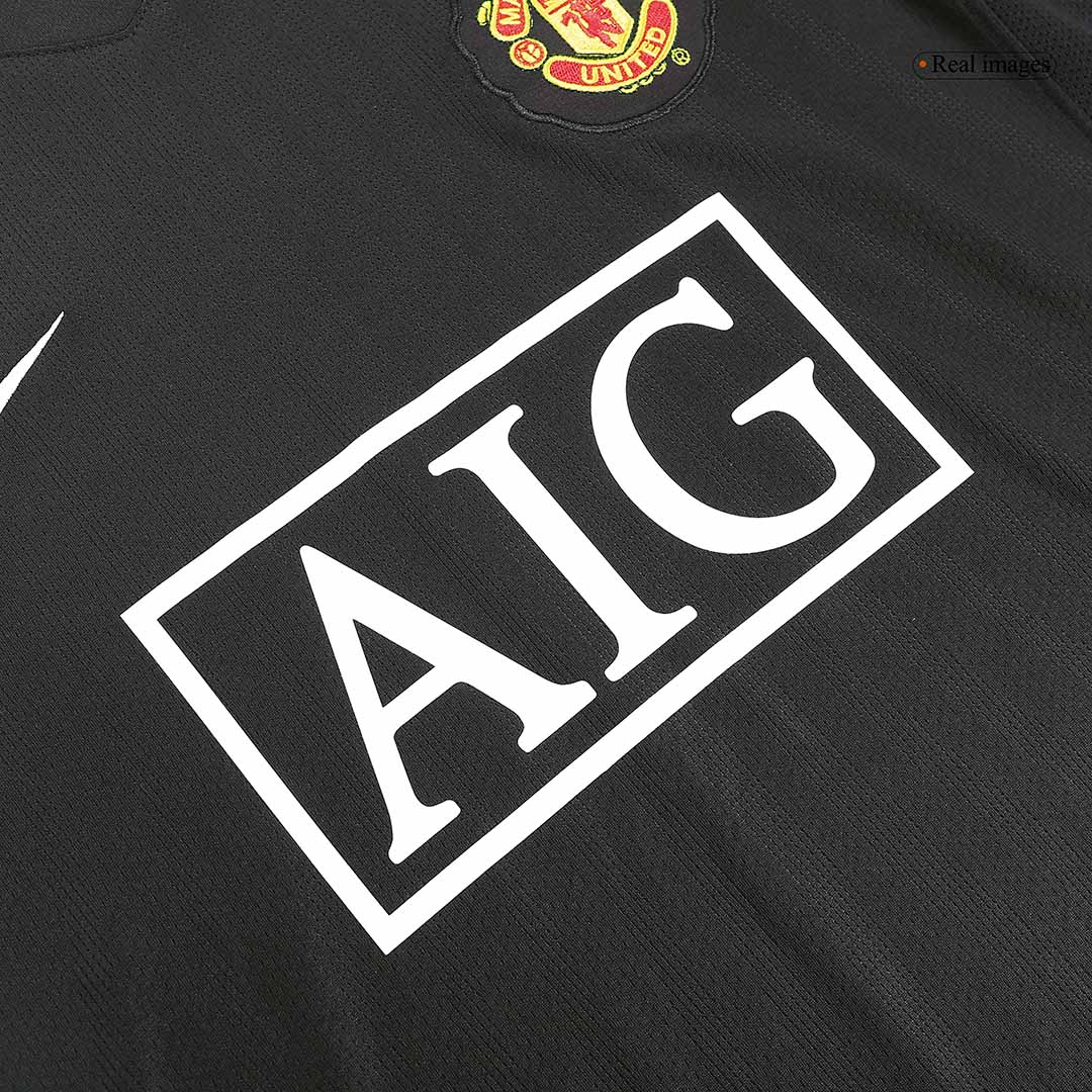 Vintage Soccer Jersey RONALDO #7 Manchester United Away Long Sleeve 2007/08
