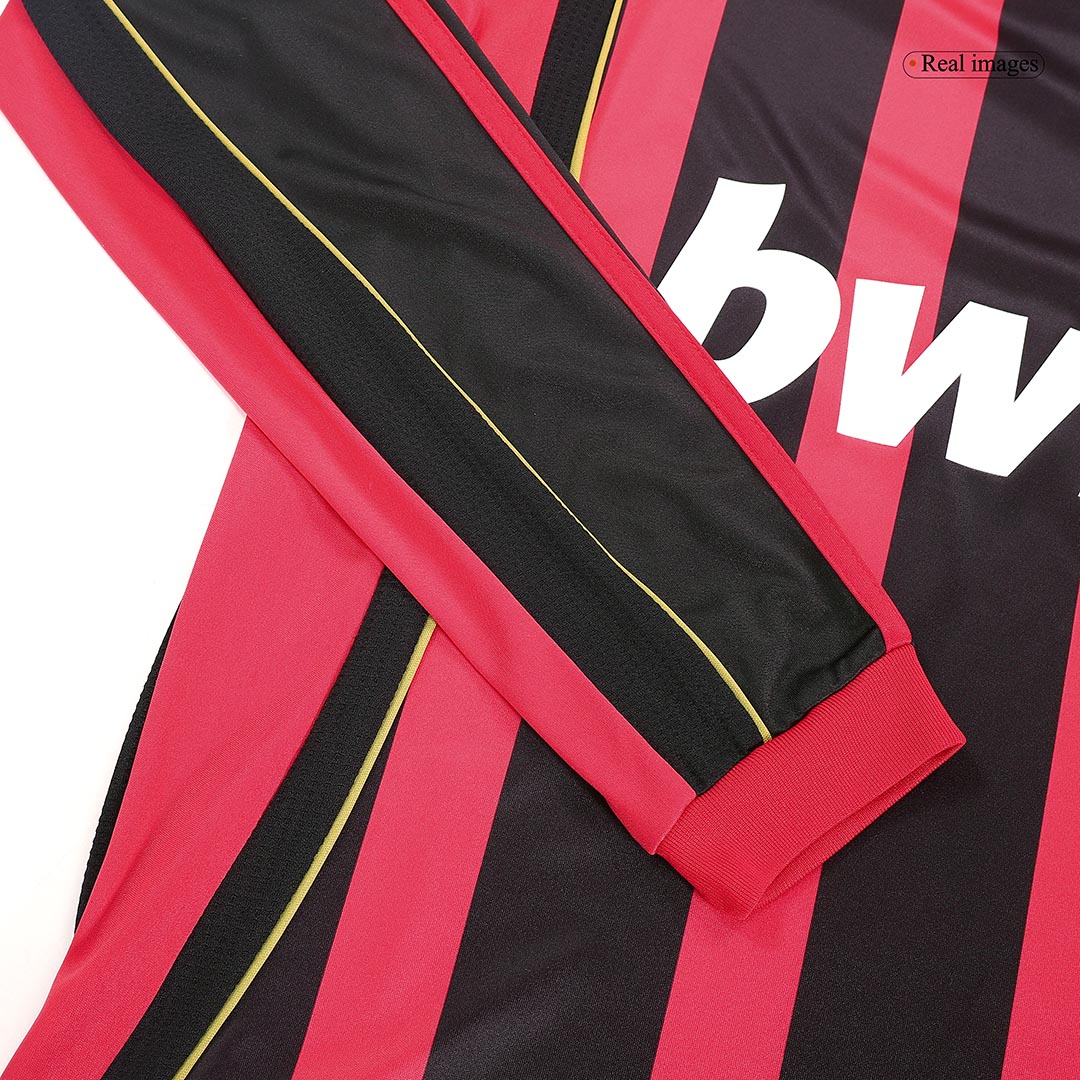 Vintage Soccer Jersey MALDINI #3 AC Milan Home Long Sleeve 2006/07