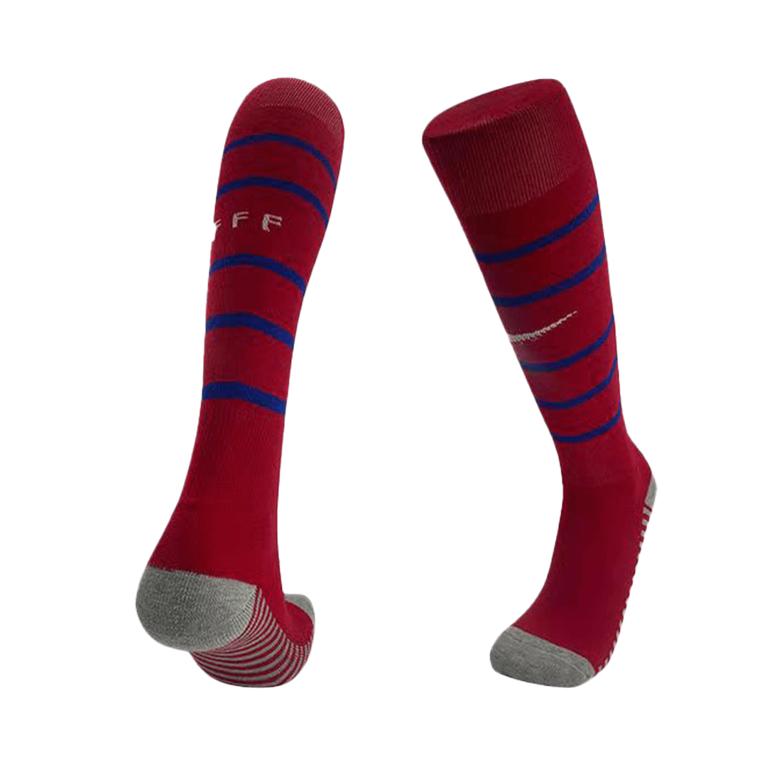 France Home Soccer Socks 2024