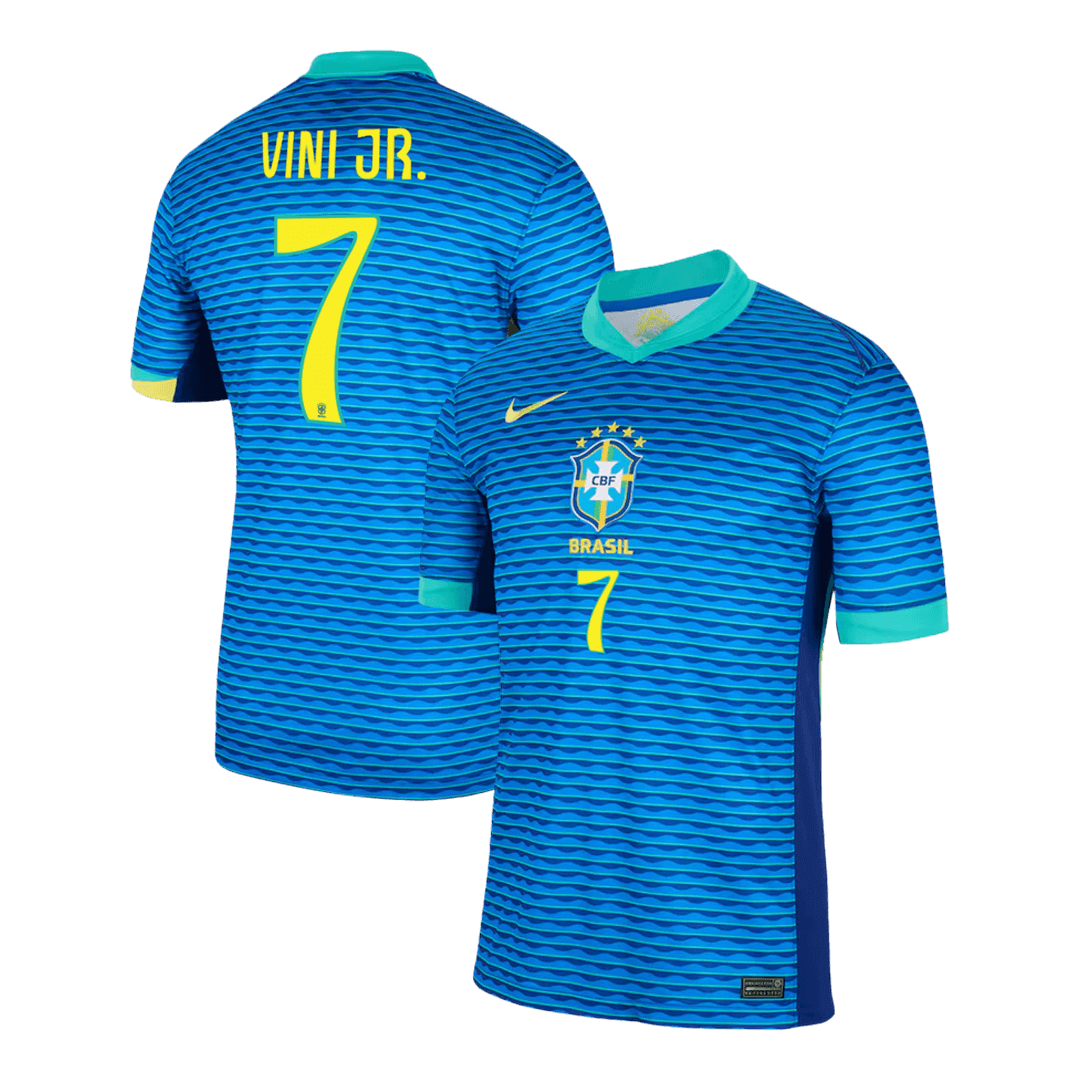 VINI JR. #7 Brazil Away Soccer Jersey Copa America 2024