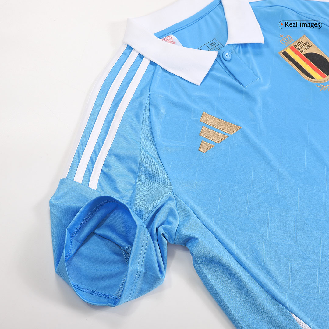 DE BRUYNE #7 Belgium Away Soccer Jersey EURO 2024