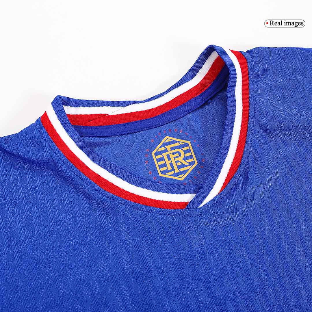 MBAPPE #10 France Home Authentic Soccer Jersey EURO 2024