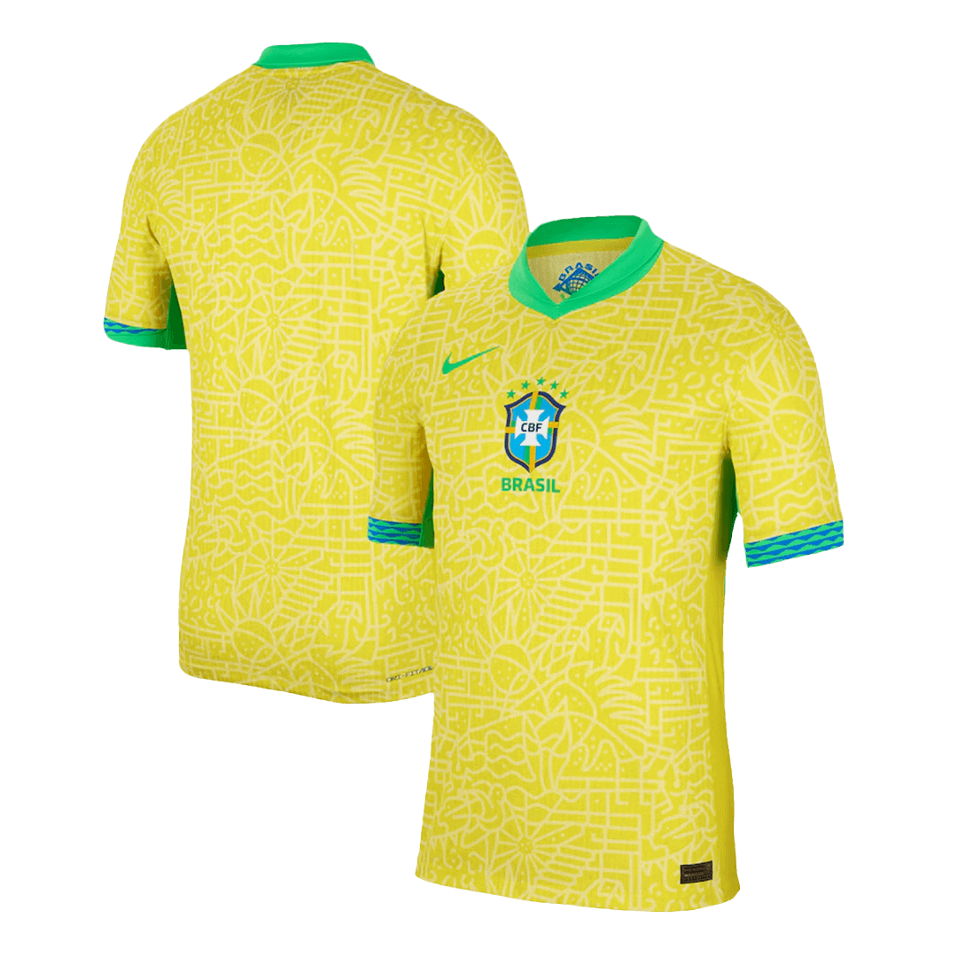 Brazil Home Authentic Soccer Jersey 2024