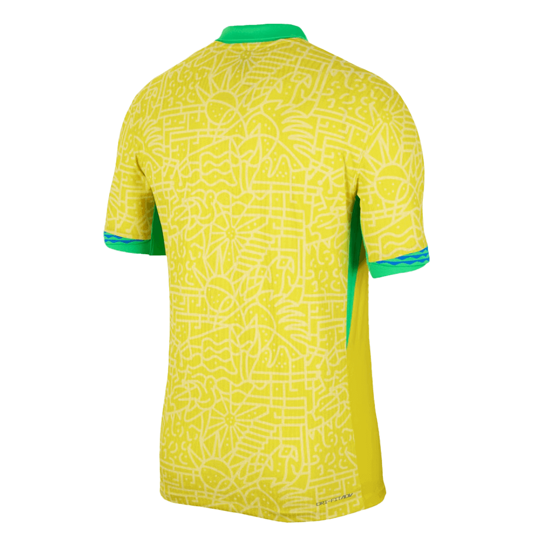 Brazil Home Authentic Soccer Jersey 2024