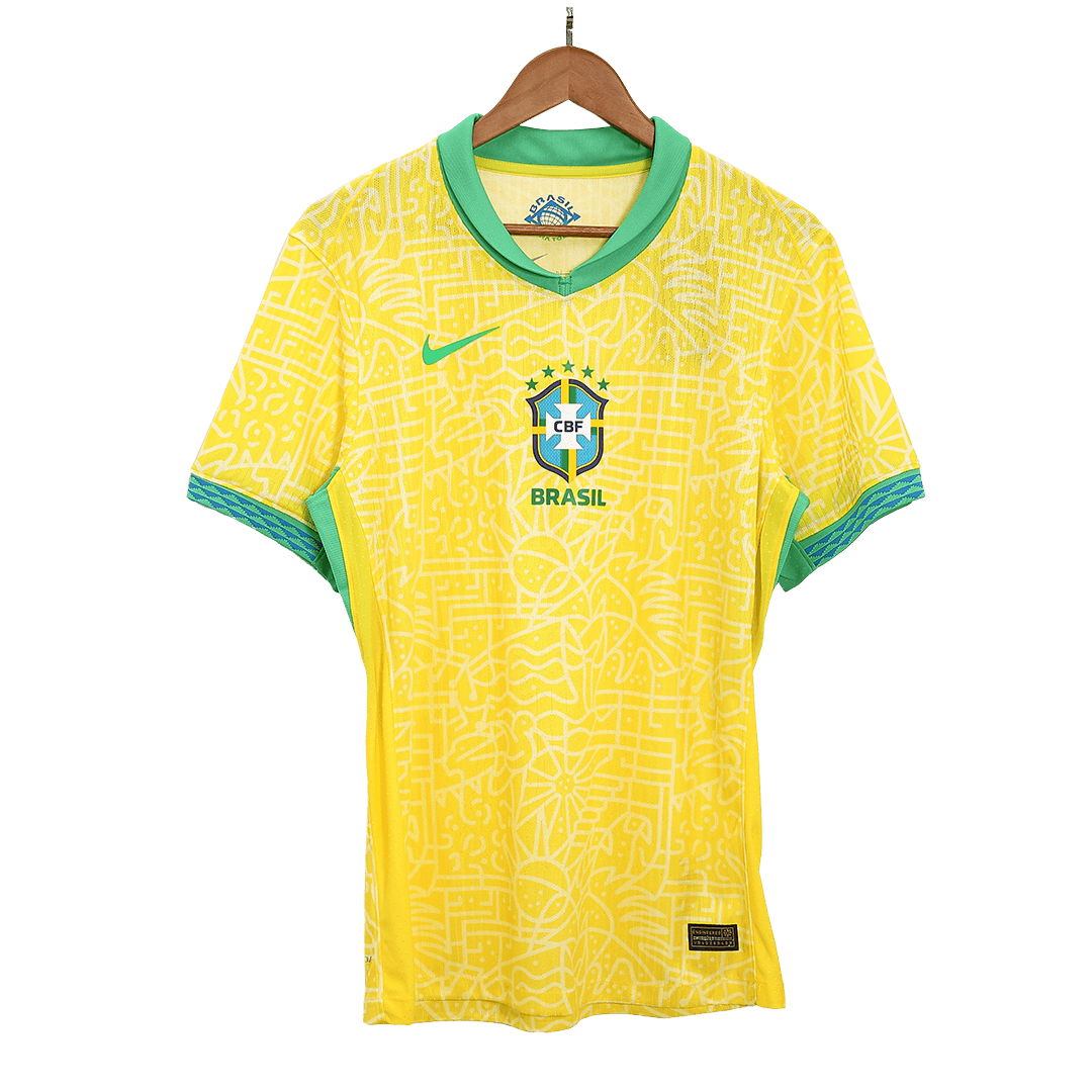 Brazil Home Authentic Soccer Jersey 2024