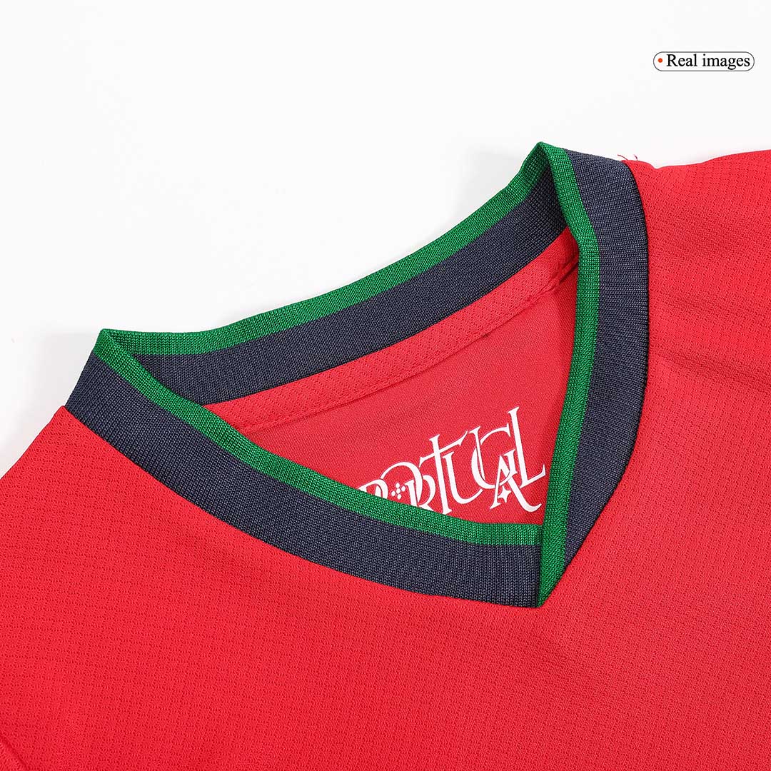 Portugal Home Kids Soccer Jerseys Kit EURO 2024
