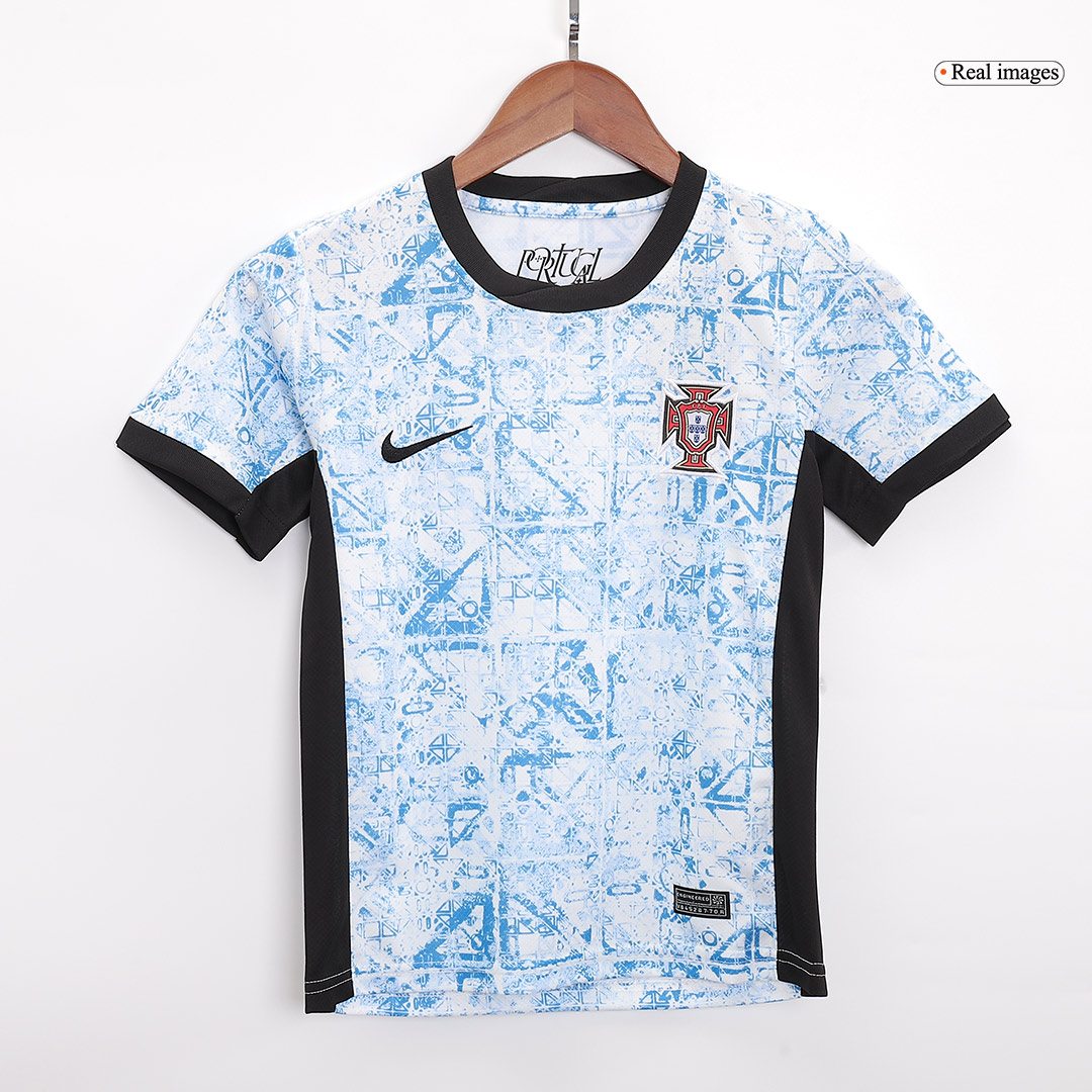 Portugal Away Kids Soccer Jerseys Kit EURO 2024