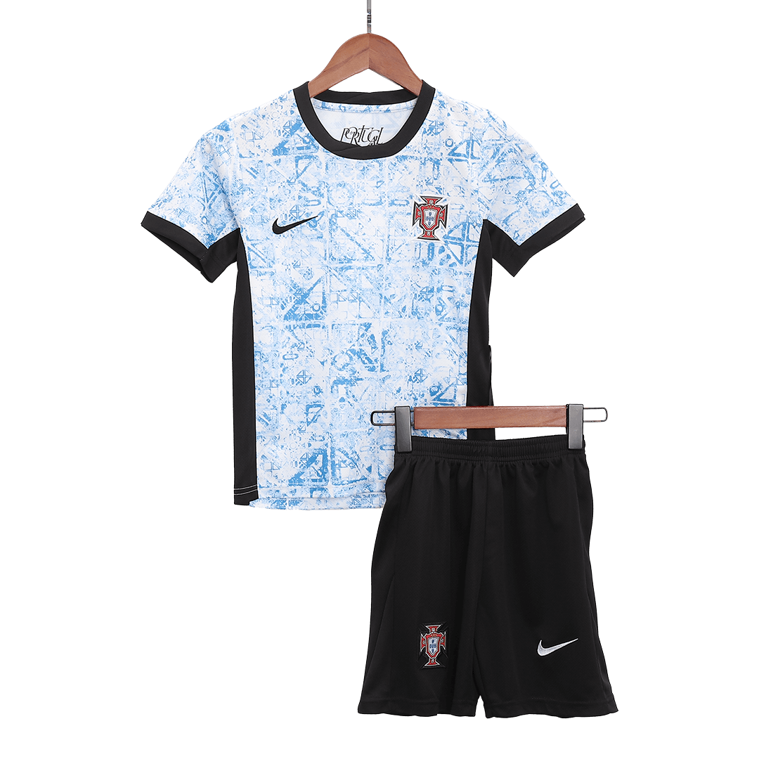 Portugal Away Kids Soccer Jerseys Kit EURO 2024