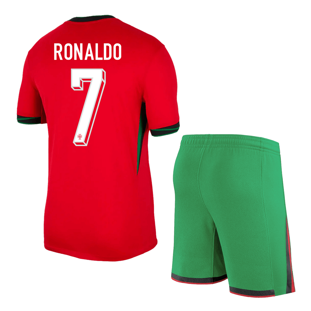 RONALDO #7 Portugal Home Jerseys Kit EURO 2024