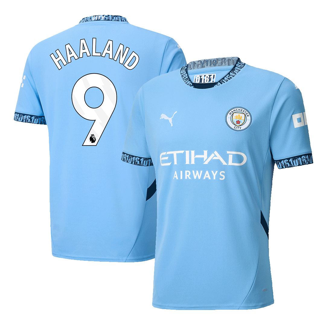 HAALAND #9 Manchester City Home Soccer Jersey 2024/25