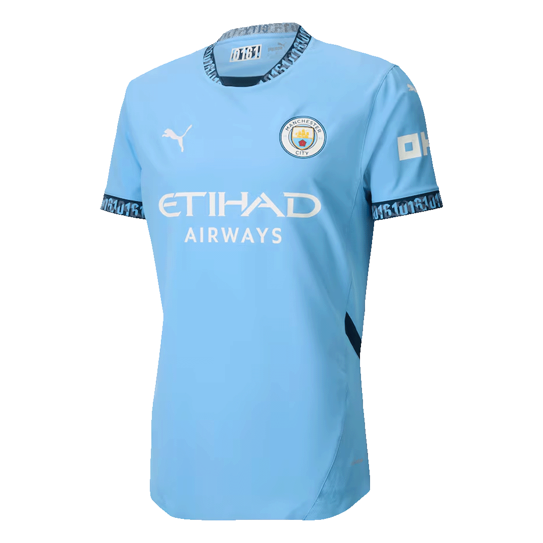 Manchester City Home Authentic Soccer Jersey 2024/25