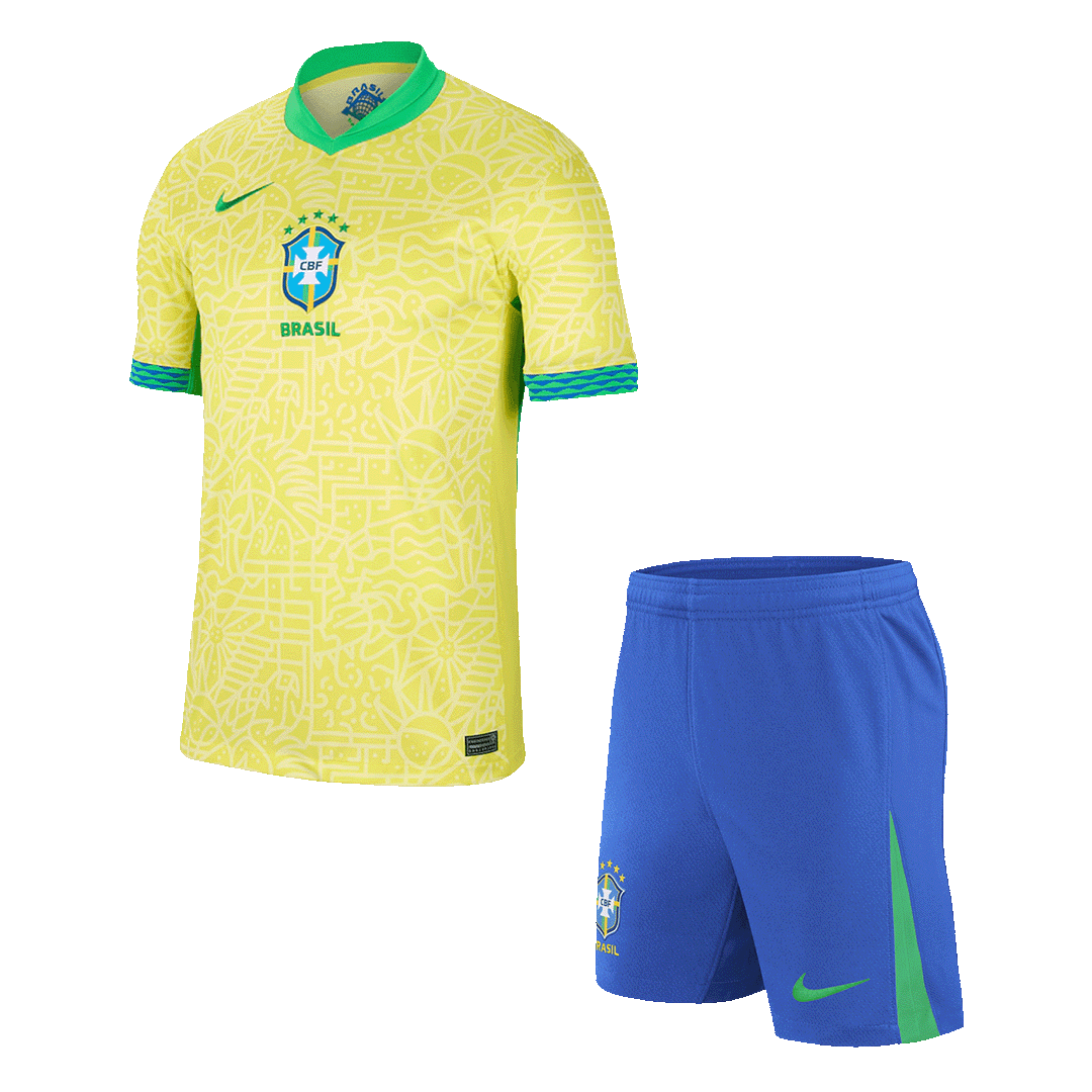Brazil Home Jerseys Kit Copa America 2024