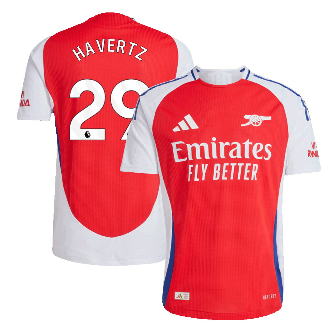 HAVERTZ #29 Arsenal Home Authentic Soccer Jersey 2024/25
