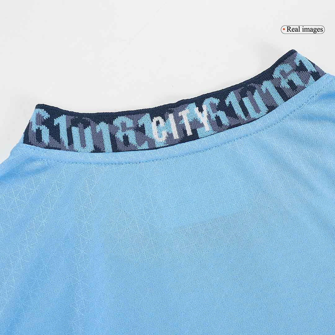 HAALAND #9 Manchester City Home Authentic Soccer Jersey 2024/25 - UCL