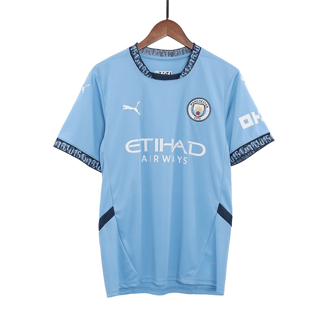 HAALAND #9 Manchester City Home Soccer Jersey 2024/25 - UCL