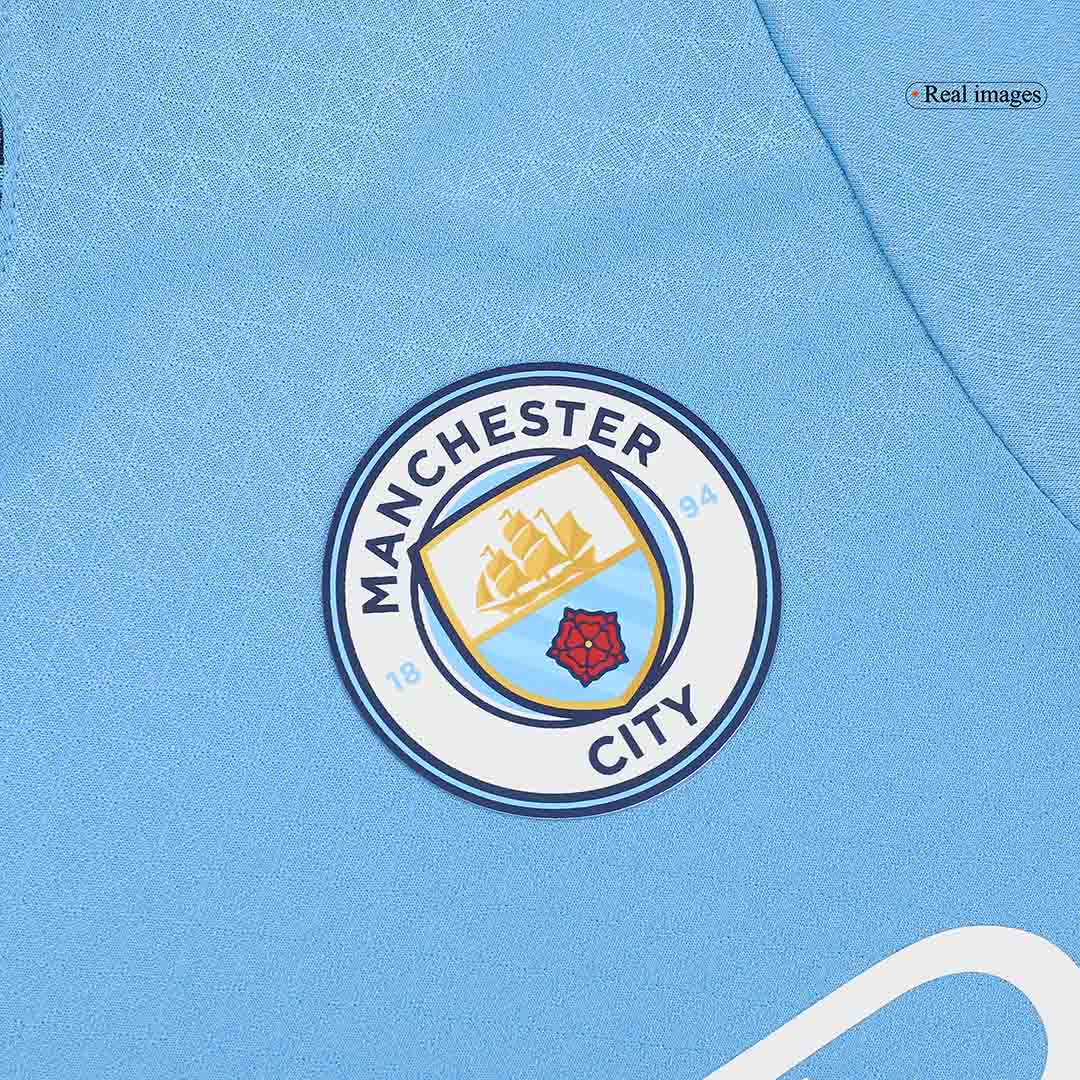 HAALAND #9 Manchester City Home Authentic Soccer Jersey 2024/25 - UCL