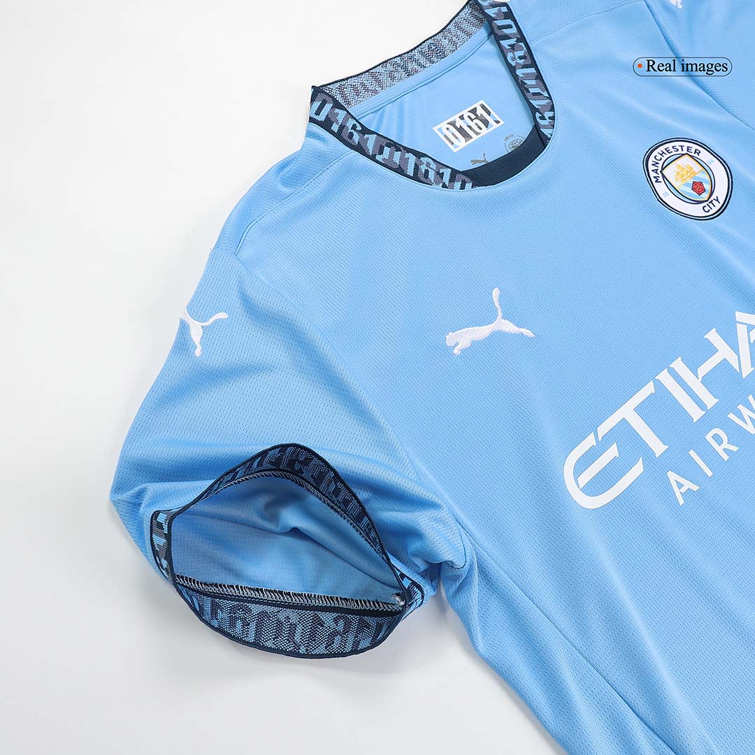HAALAND #9 Manchester City Home Soccer Jersey 2024/25 - UCL