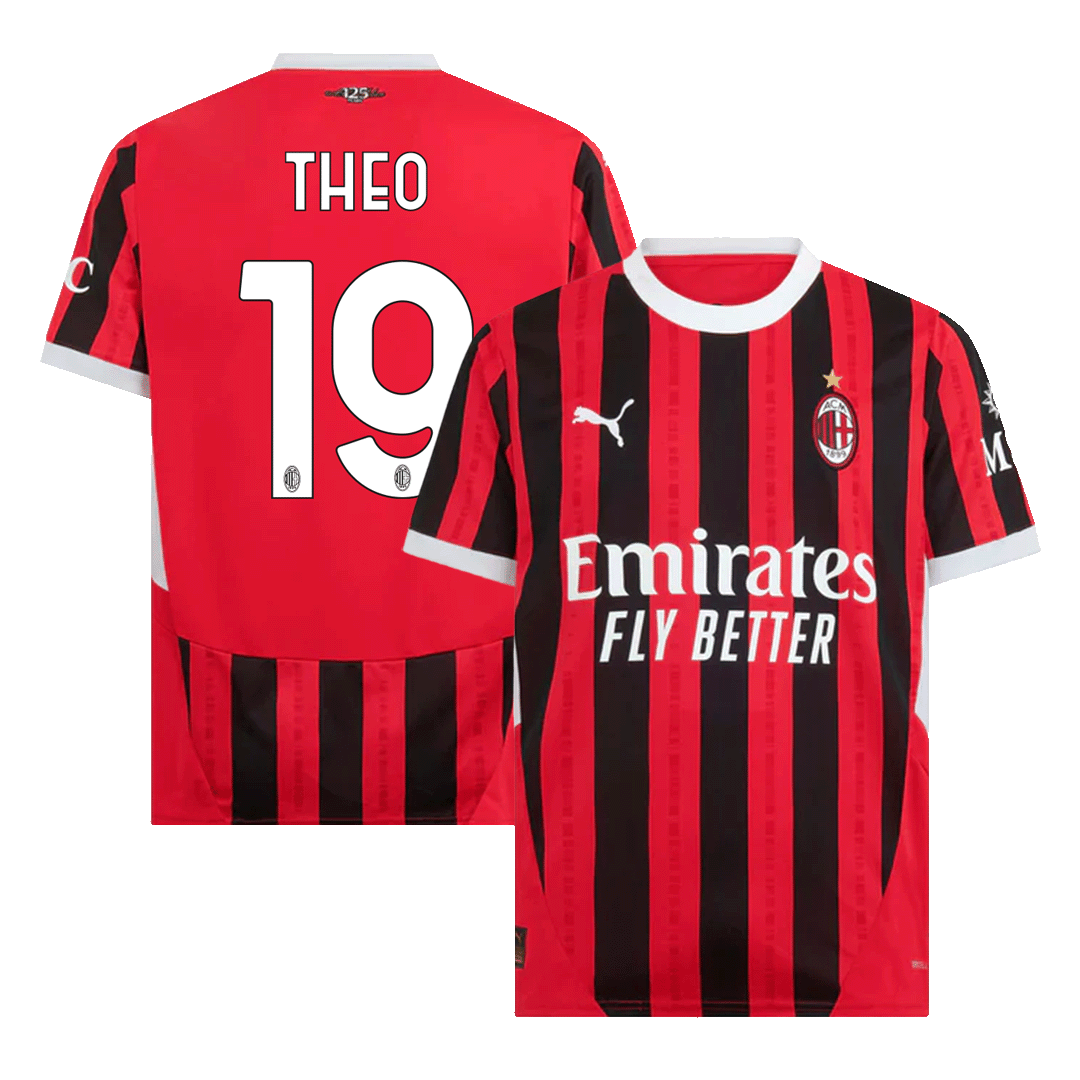 THEO #19 AC Milan Home Soccer Jersey 2024/25