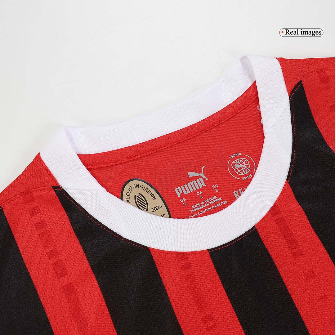 PULISIC #11 AC Milan Home Soccer Jersey 2024/25