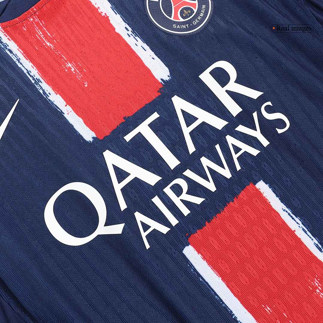 CHAMPIONS #25 PSG Home Authentic Soccer Jersey 2024/25 - CHAMPIONS OF EUROPE