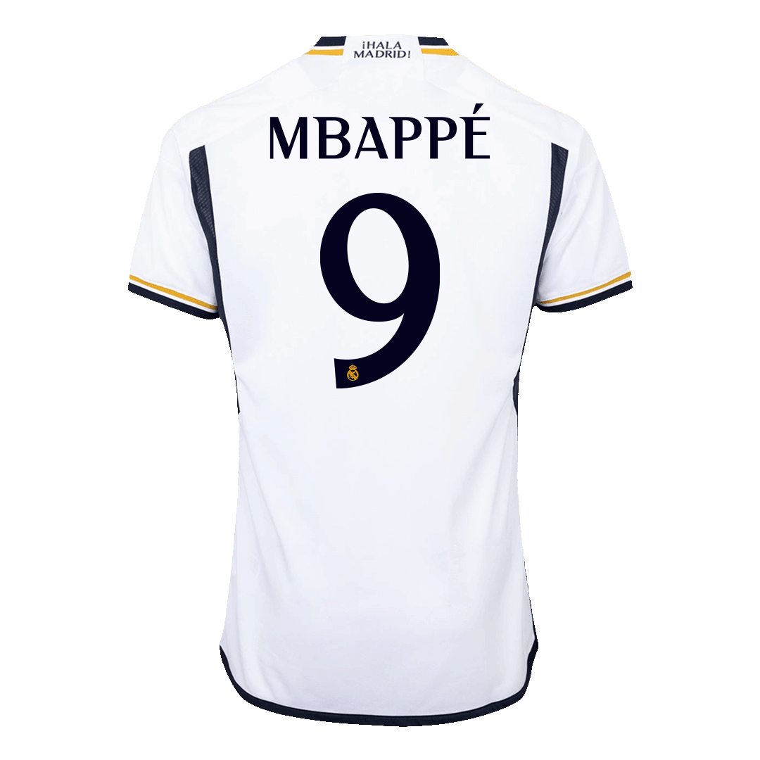 MBAPPÉ #9 Real Madrid Home Authentic Soccer Jersey 2023/24