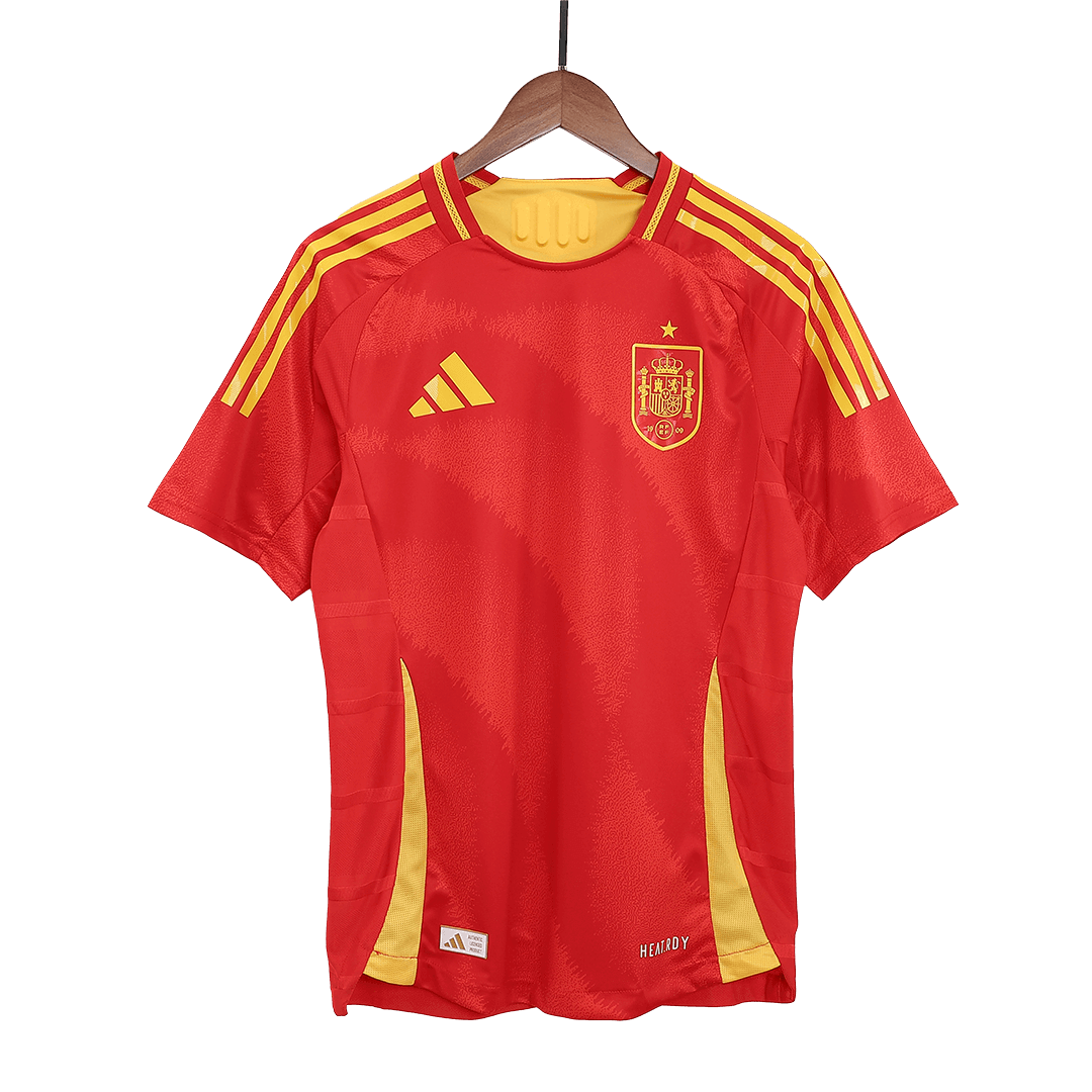 RODRIGO #16 Spain Home Authentic Soccer Jersey EURO 2024