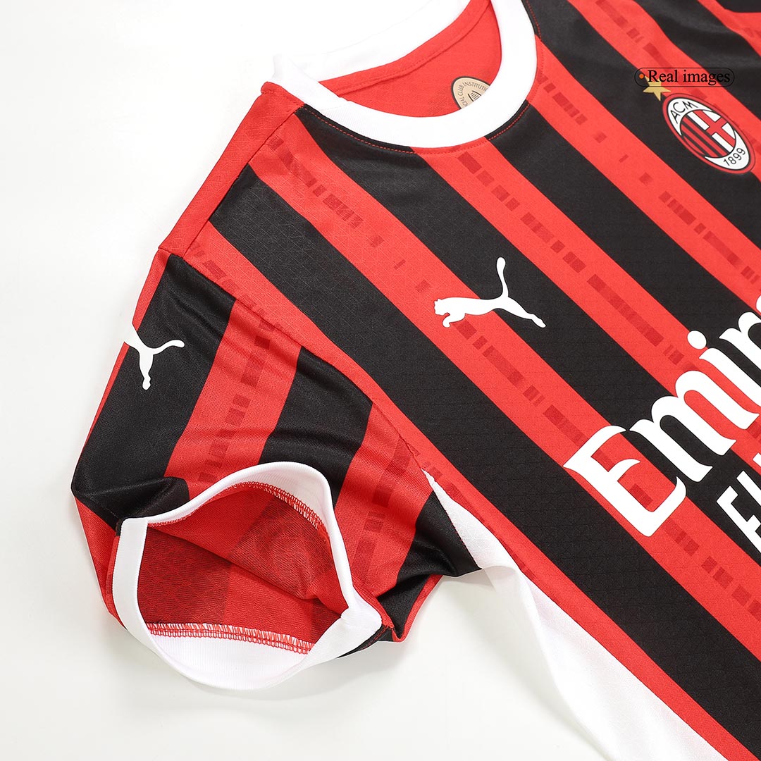 PULISIC #11 AC Milan Home Authentic Soccer Jersey 2024/25 - UCL
