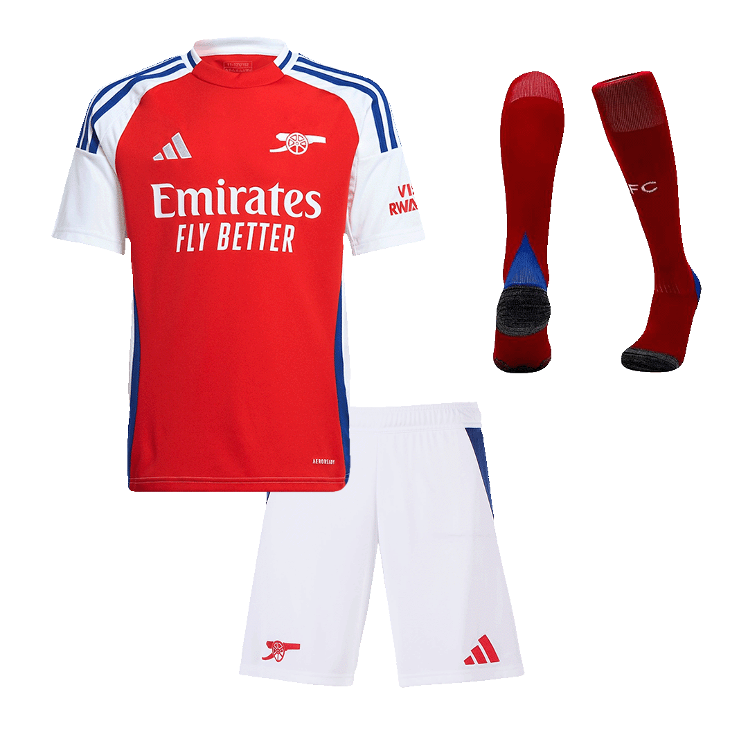 Arsenal Home Kids Soccer Jerseys Full Kit 2024/25