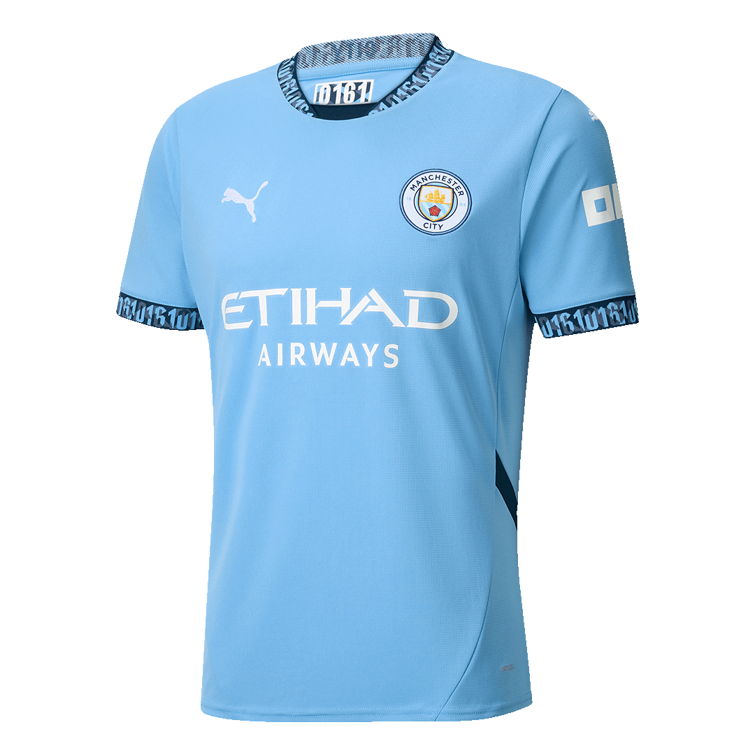 HAALAND #9 Manchester City Home Soccer Jersey 2024/25 - UCL