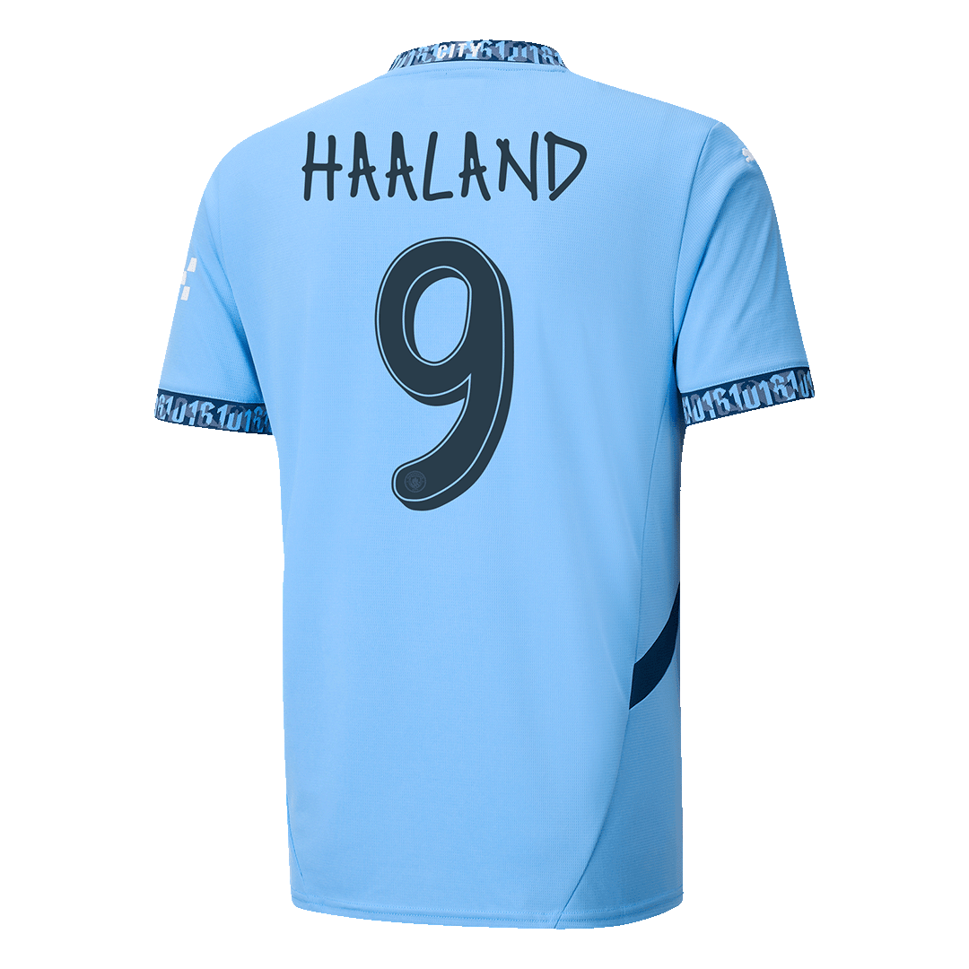 HAALAND #9 Manchester City Home Soccer Jersey 2024/25 - UCL