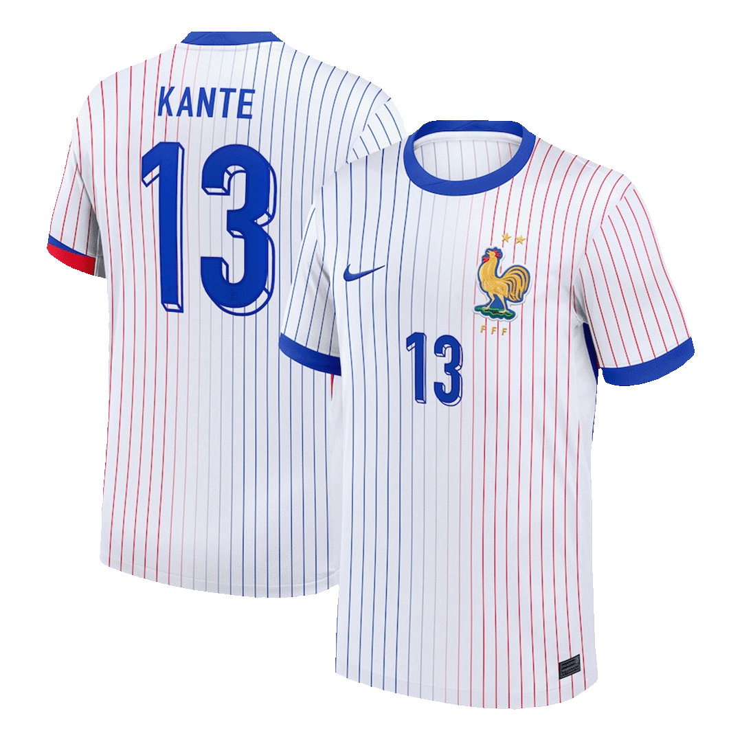 KANTE #13 France Away Soccer Jersey EURO 2024