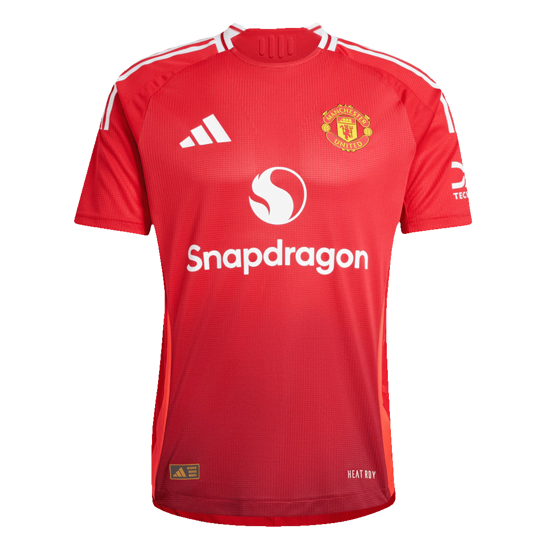 Manchester United Home Authentic Soccer Jersey 2024/25