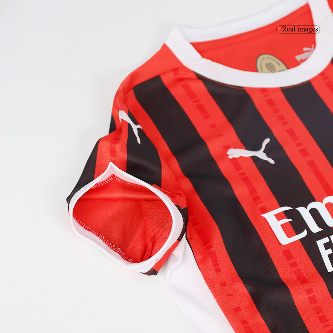 AC Milan Home Kids Soccer Jerseys Kit 2024/25