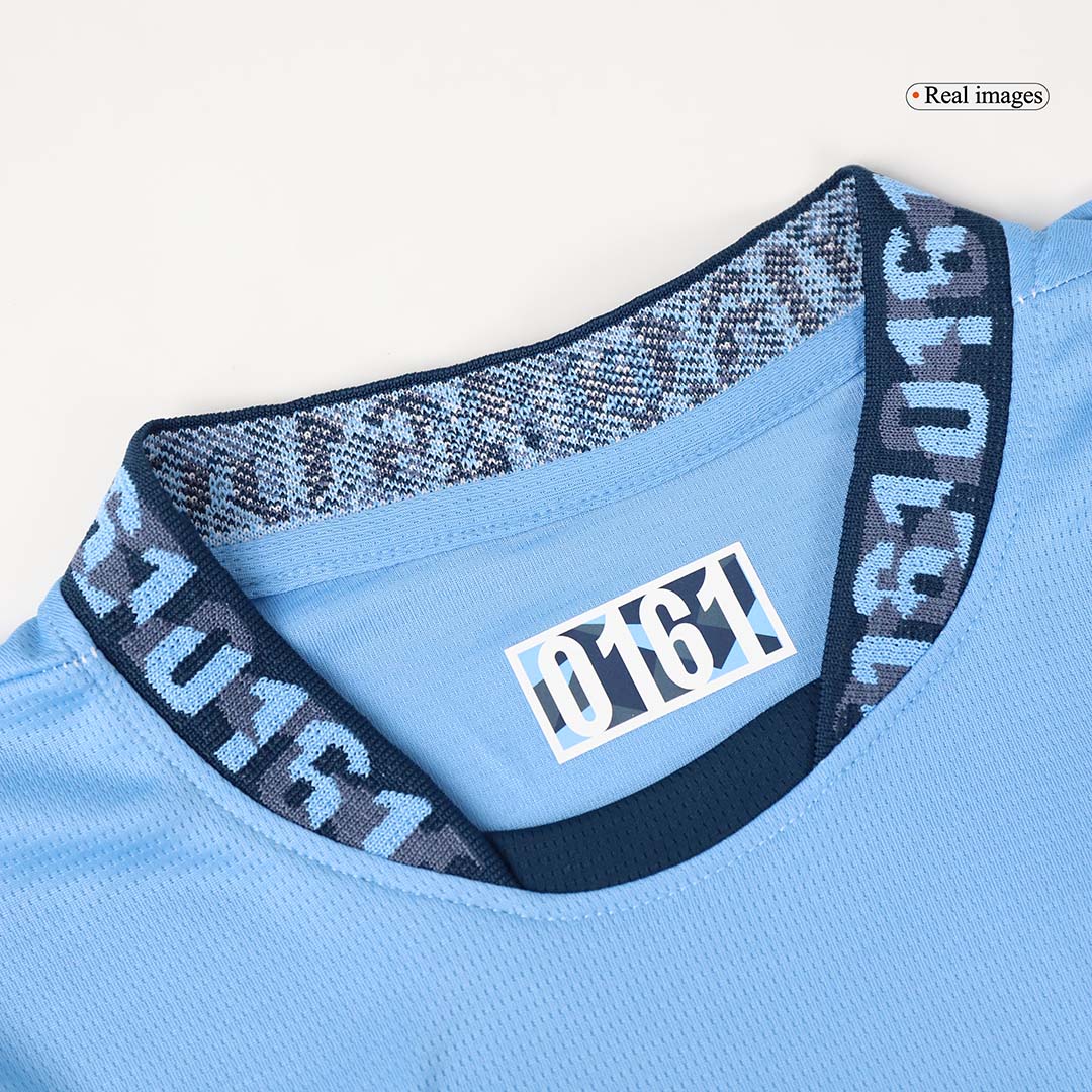 Manchester City Home Kids Soccer Jerseys Kit 2024/25