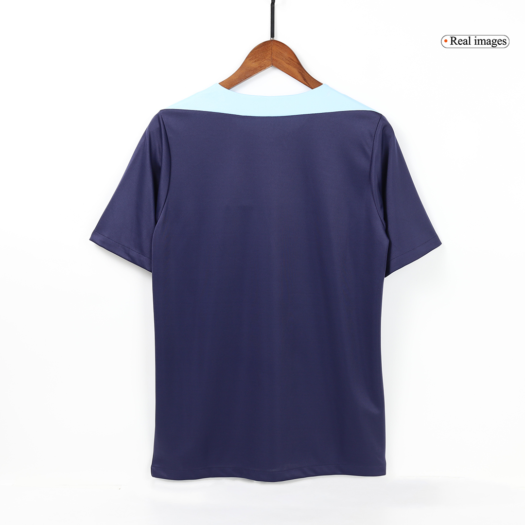 France Pre-Match Soccer Jersey EURO 2024 Navy