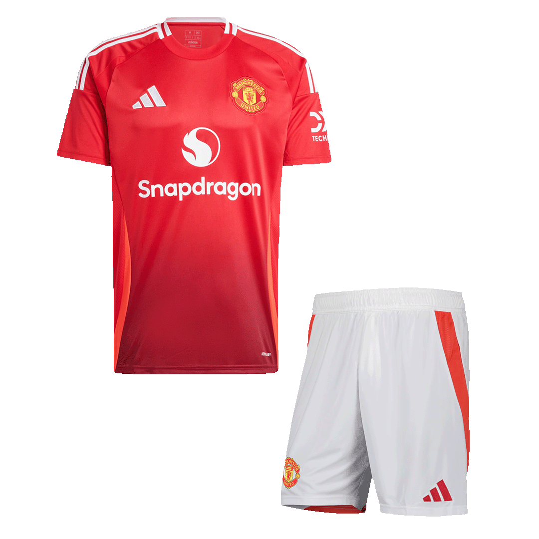 Manchester United Home Jerseys Kit 2024/25