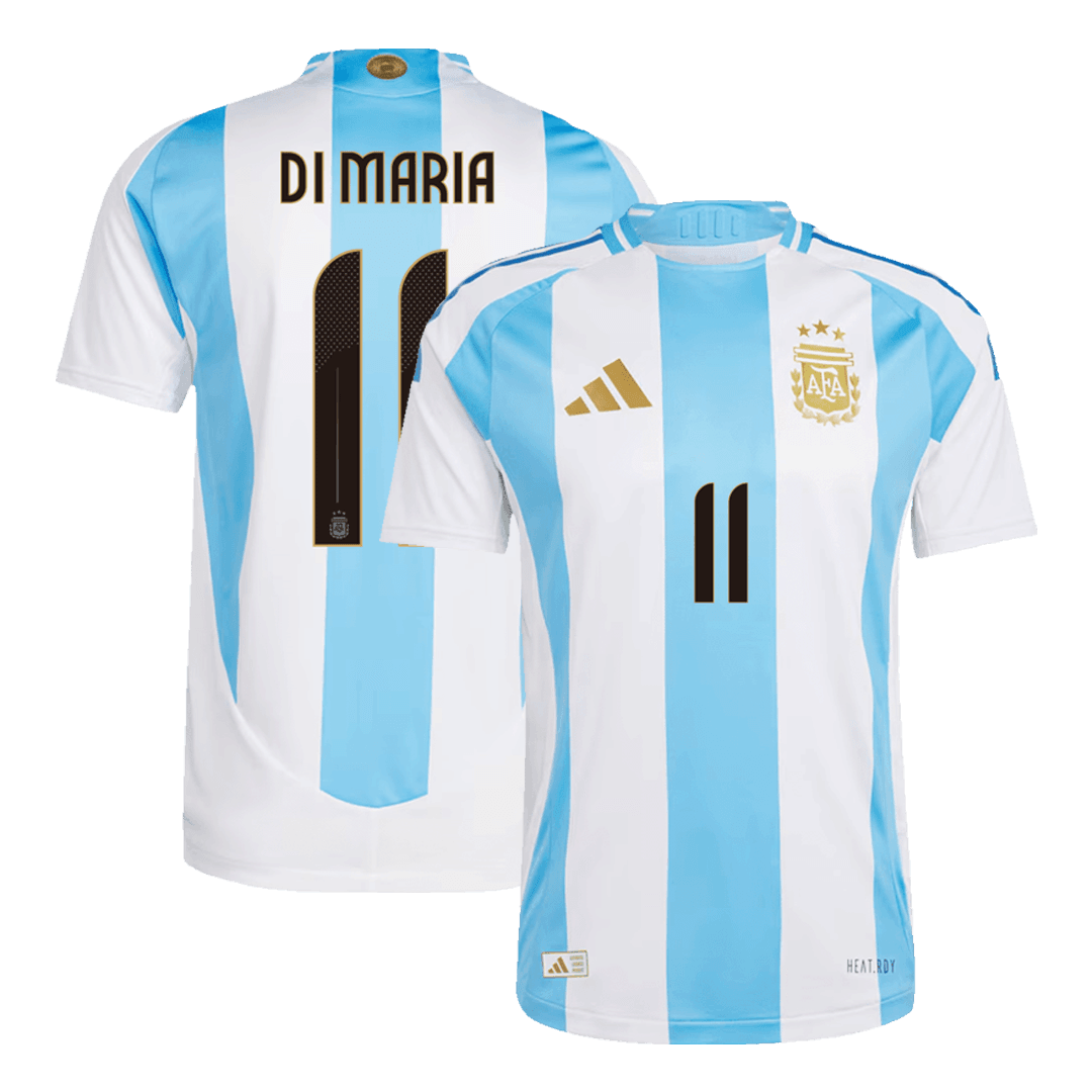 DI MARIA #11 Argentina Home Authentic Soccer Jersey 2024