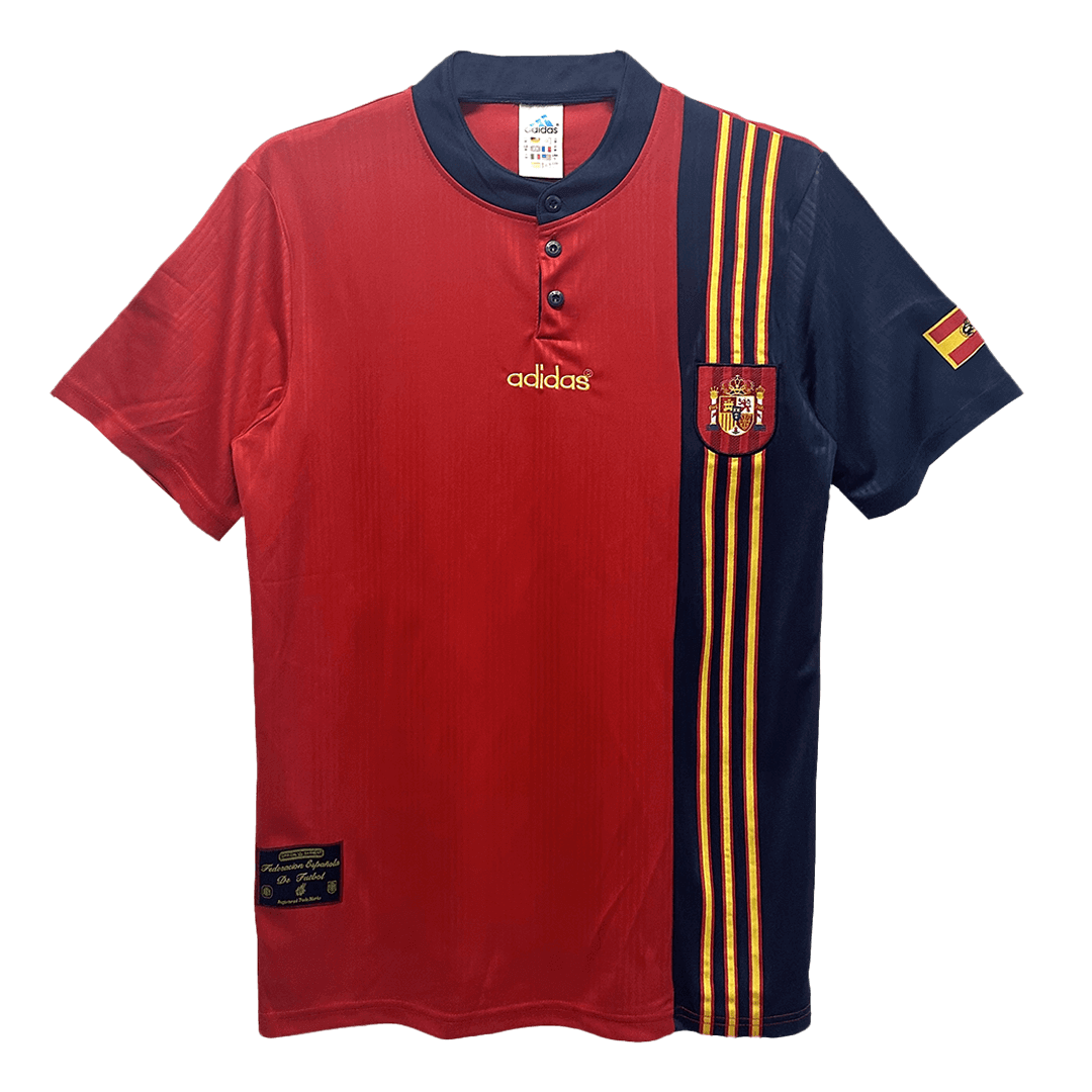 Vintage Soccer Jersey Spain Home 1996