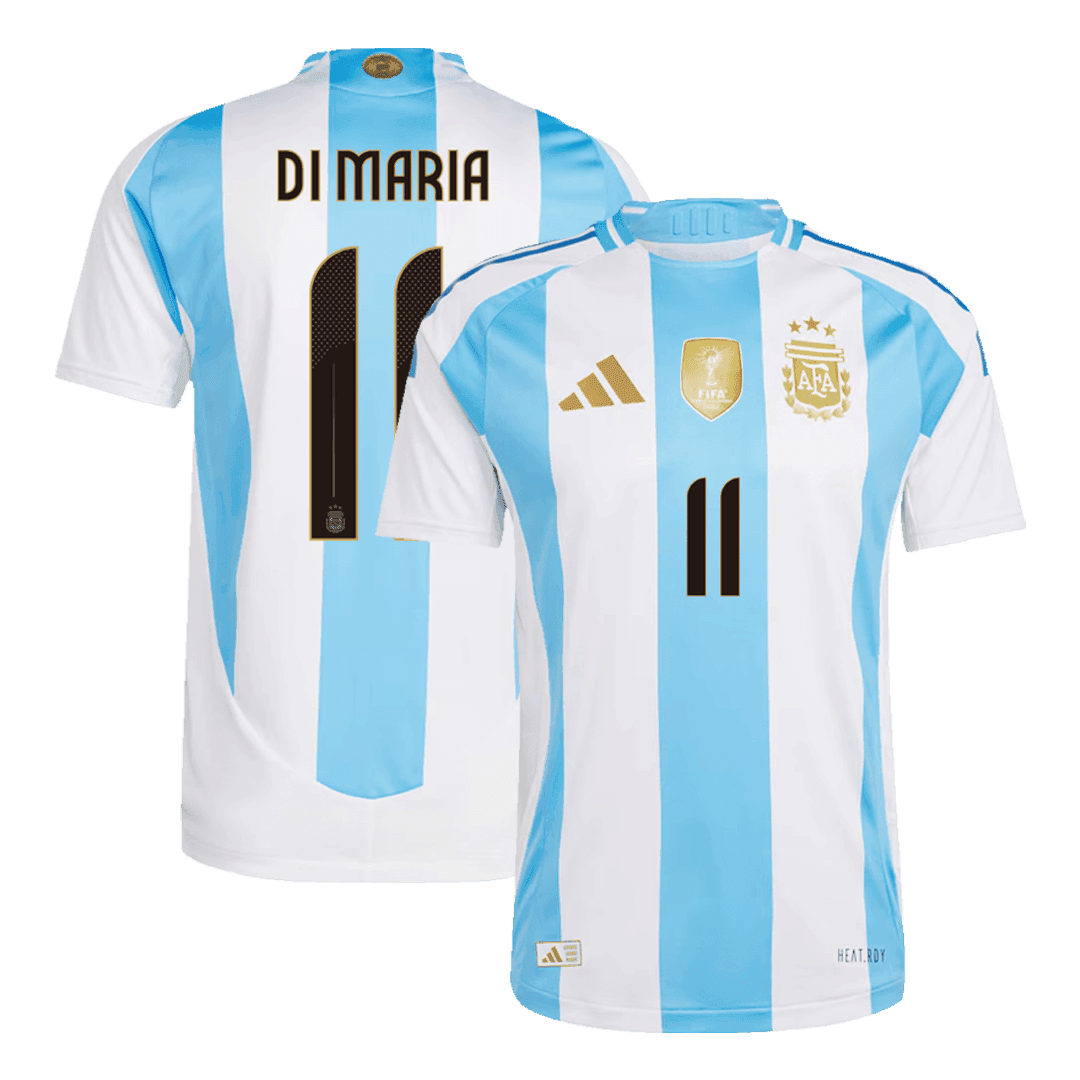 DI MARIA #11 Argentina Home Authentic Soccer Jersey 2024