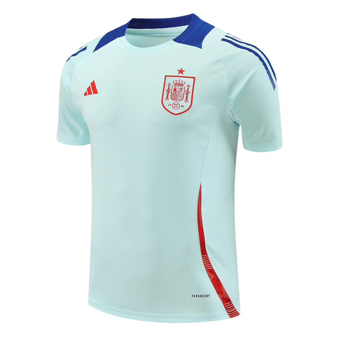 Spain Pre-Match Soccer Jersey EURO 2024 Blue
